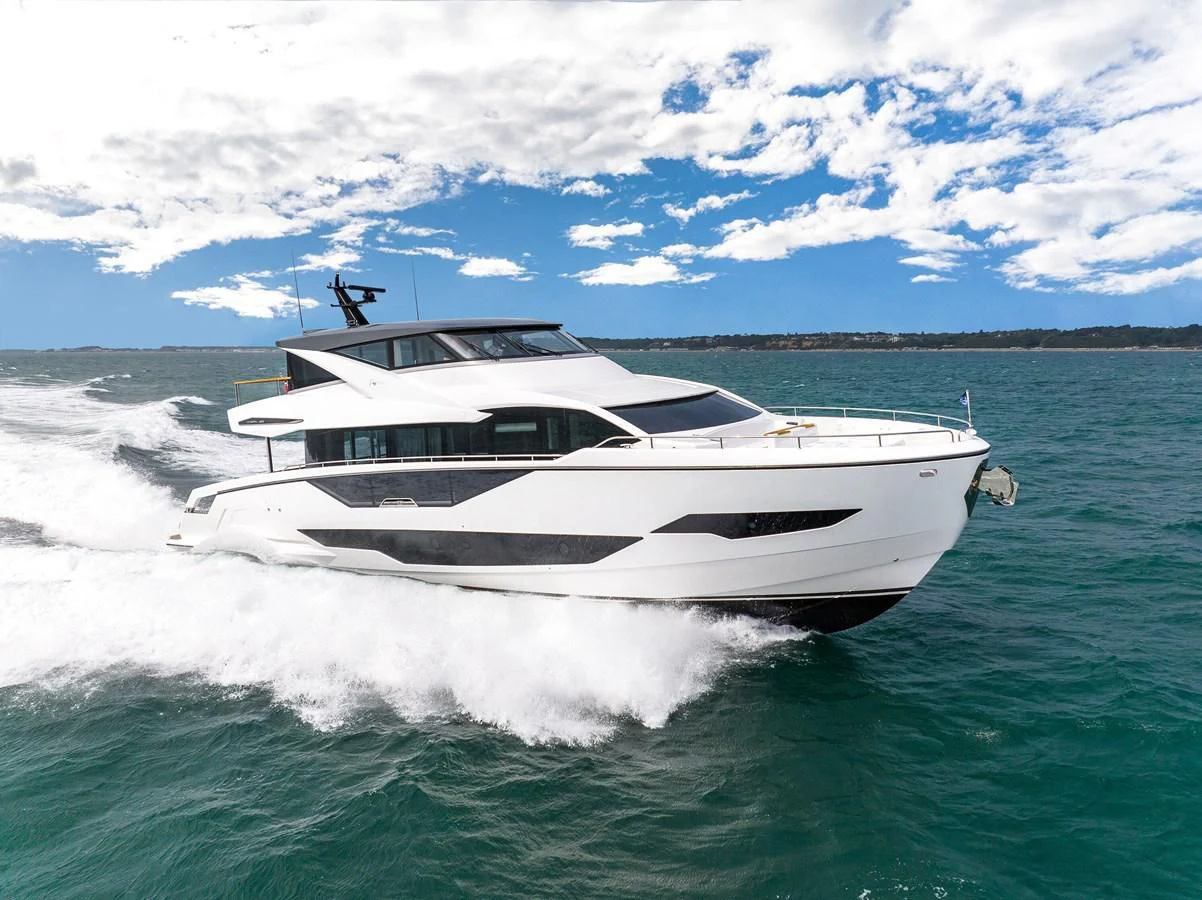a boat on the water aboard WORTH THE WAIT Yacht for Sale
