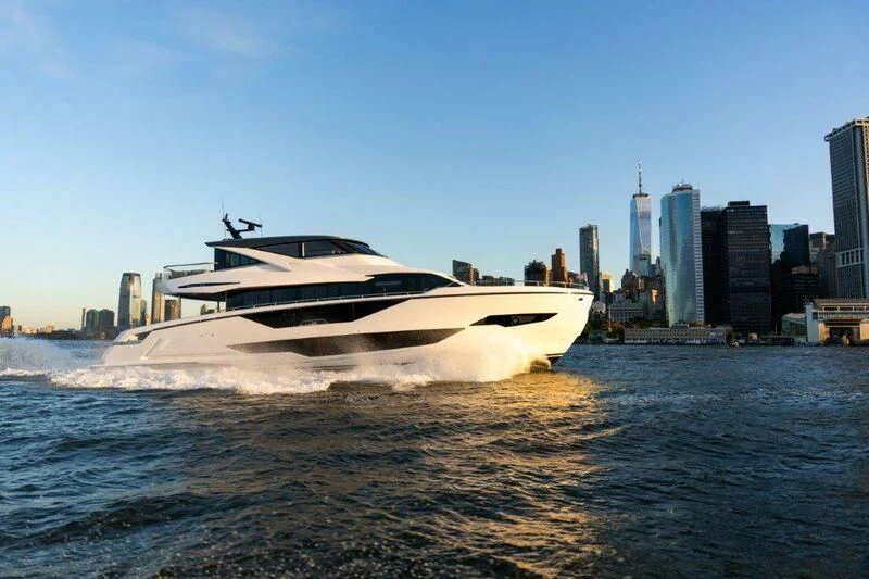 a yacht on the water aboard WORTH THE WAIT Yacht for Sale