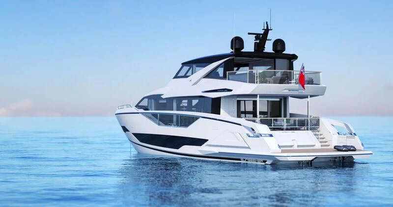 a white yacht in the water aboard WORTH THE WAIT Yacht for Sale