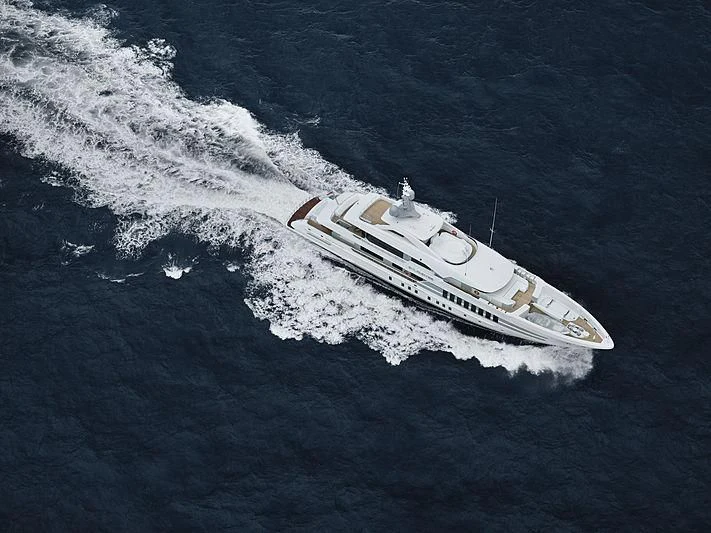 a boat in the water aboard JUNO Yacht for Sale