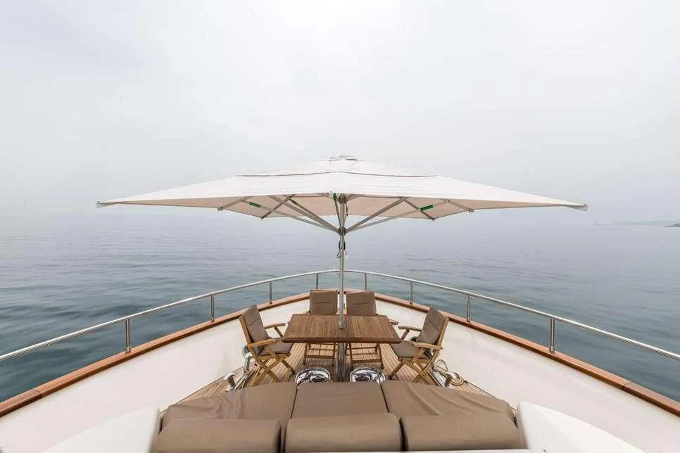 a boat on the water aboard STAR LINK Yacht for Sale