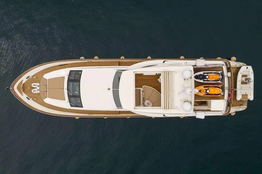 a white rectangular object with a black background aboard STAR LINK Yacht for Sale