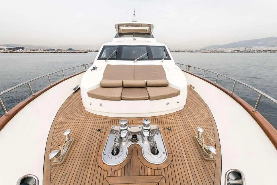 a boat on a boat aboard STAR LINK Yacht for Sale