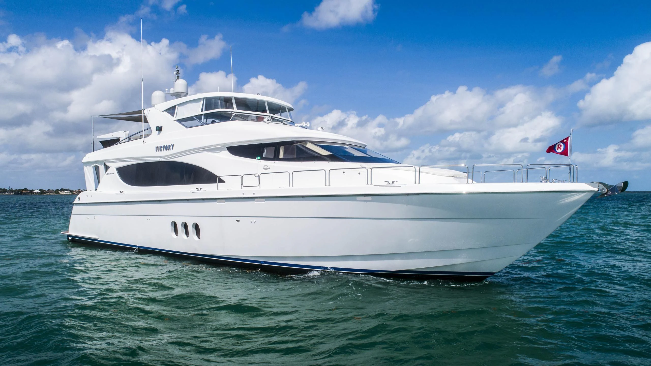a boat in the water aboard AL-JUBAIL Yacht for Sale