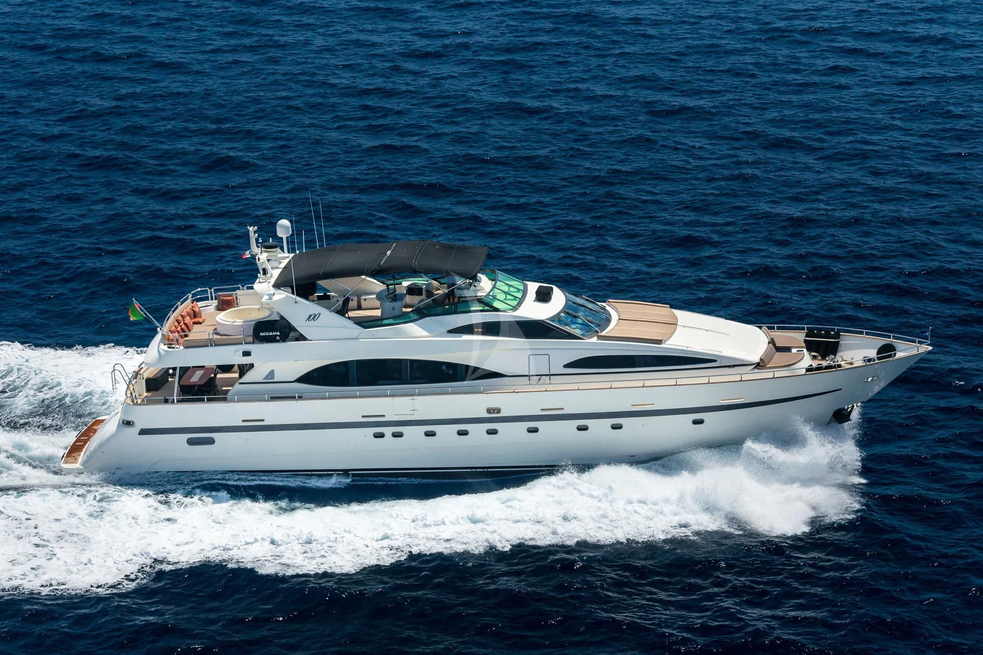 a boat on the water aboard ACCAMA DELTA Yacht for Sale