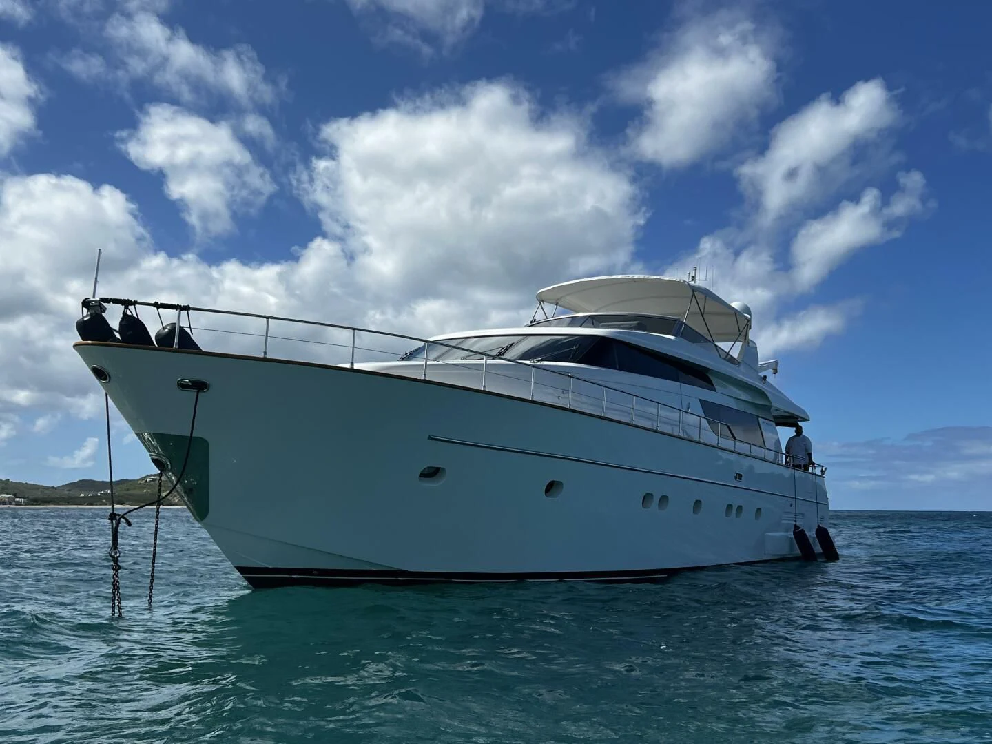 a boat in the water aboard KOKO Yacht for Sale