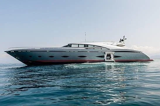 a boat in the water aboard SEAFIRE Yacht for Sale