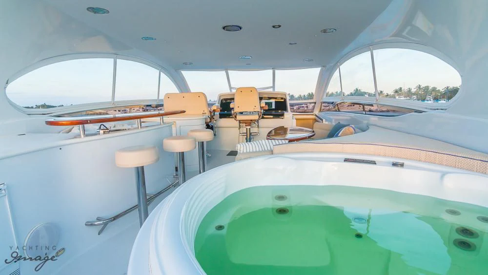 inside of a boat aboard CHIP Yacht for Sale