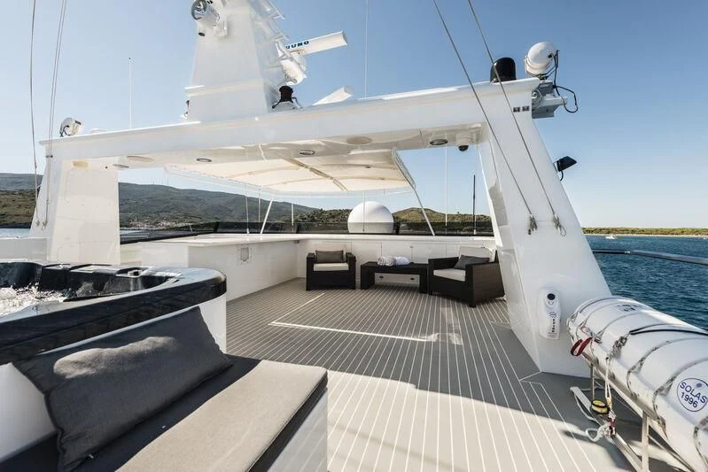 a boat on the water aboard OURWAY Yacht for Sale
