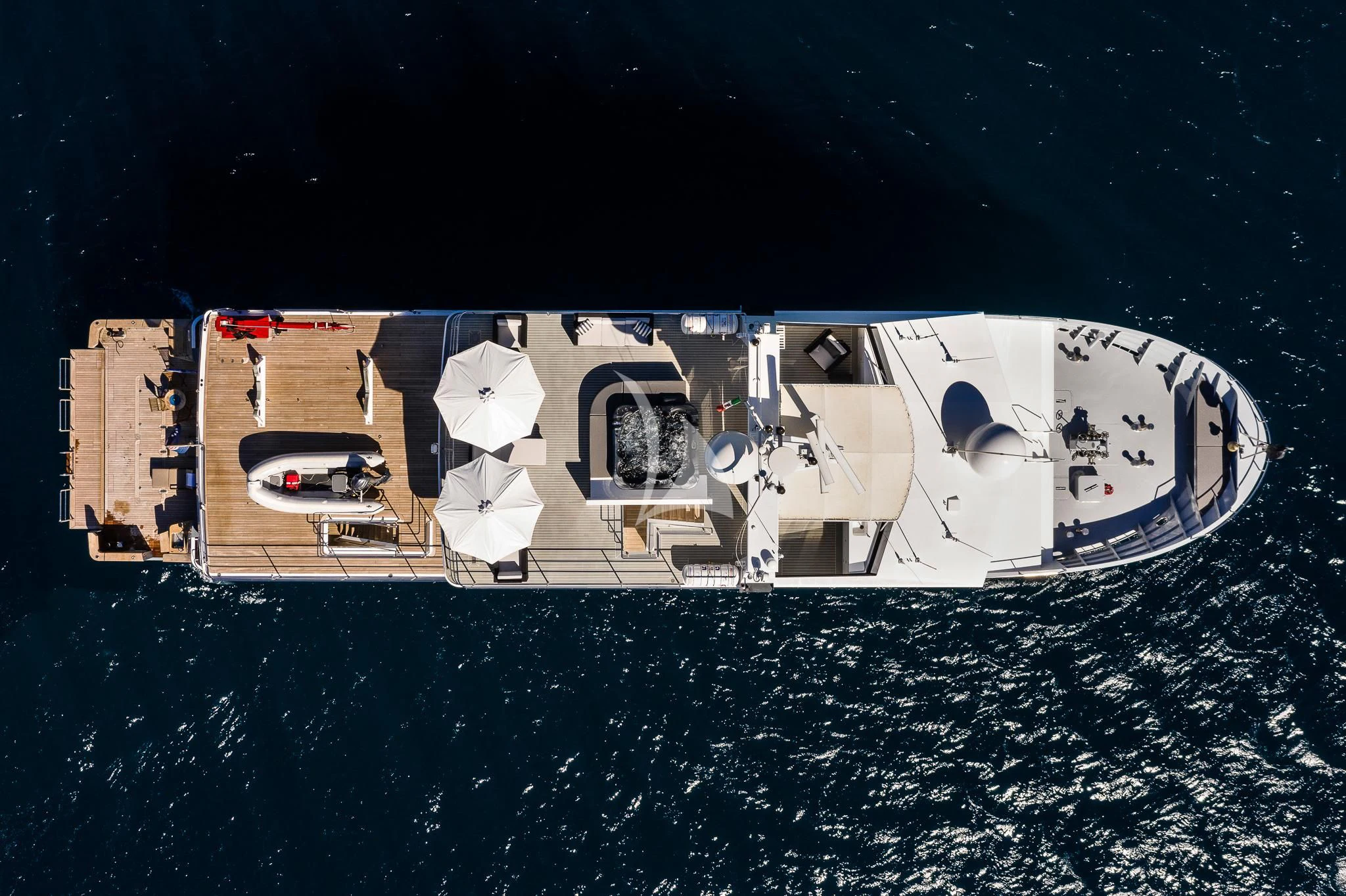 a ship in the water aboard OURWAY Yacht for Sale