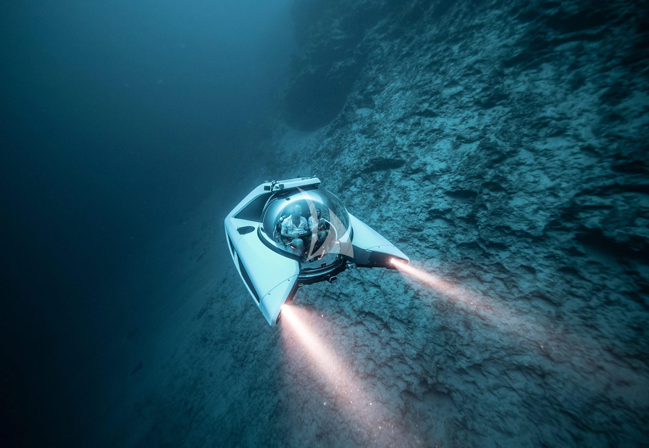 a person in a space suit aboard OURWAY Yacht for Sale