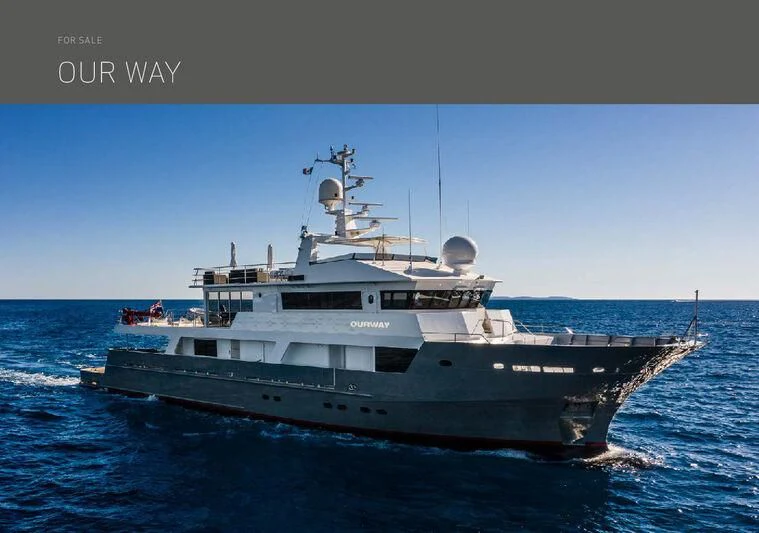 a boat in the water aboard OURWAY Yacht for Sale