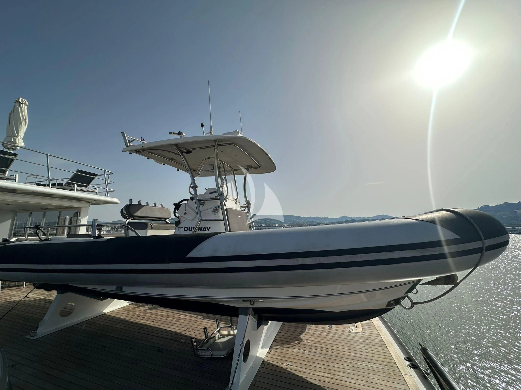a boat on the water aboard OURWAY Yacht for Sale