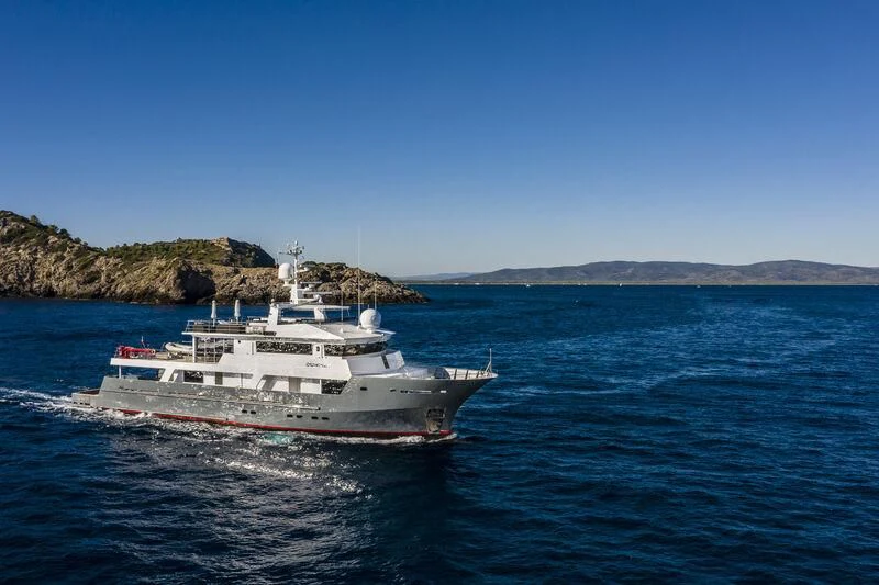 a boat in the water aboard OURWAY Yacht for Sale