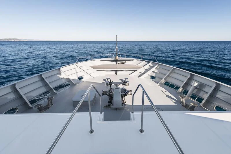 a deck on a boat aboard OURWAY Yacht for Sale
