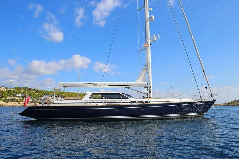 a boat on the water aboard ITHAKA PALMA Yacht for Sale
