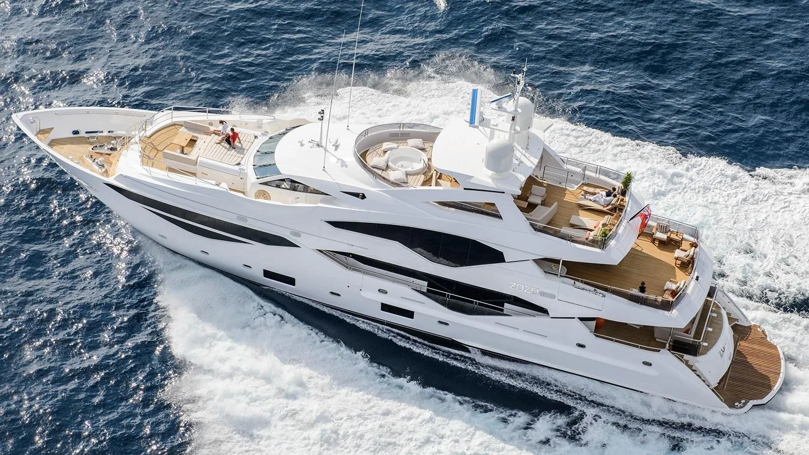 a boat on the water aboard FANDANGO Yacht for Sale