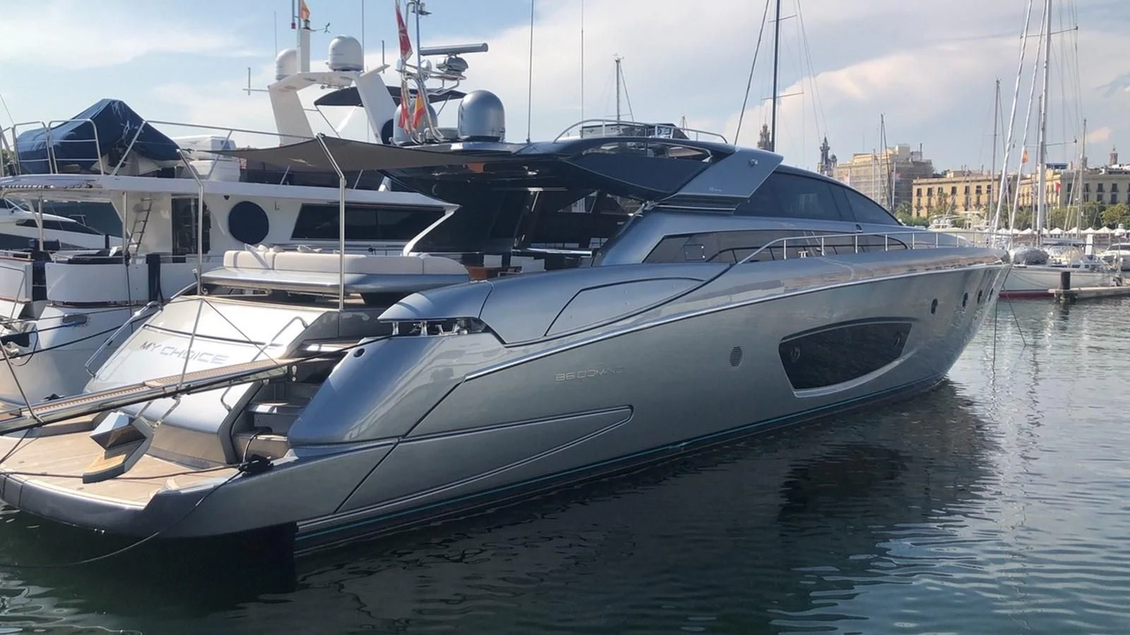 a boat in the water aboard MY CHOICE Yacht for Sale