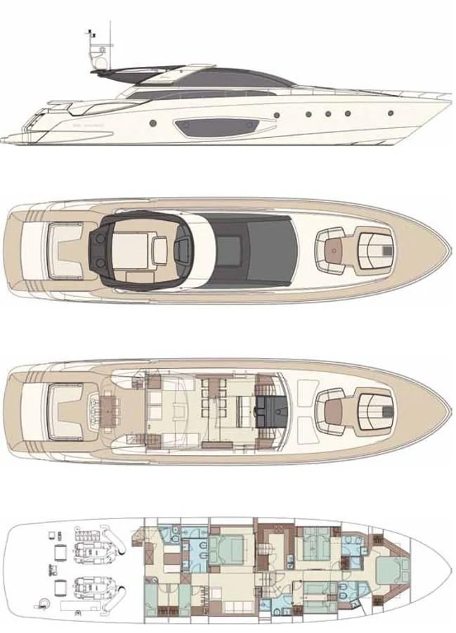 diagram aboard MY CHOICE Yacht for Sale