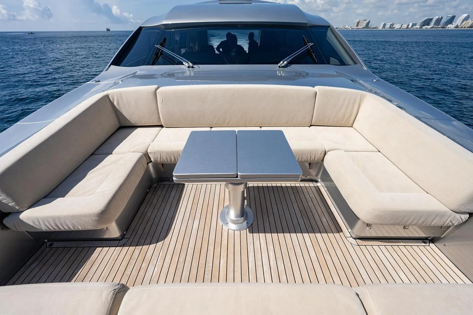 a boat on the water aboard CLAIMS TO FAME Yacht for Sale
