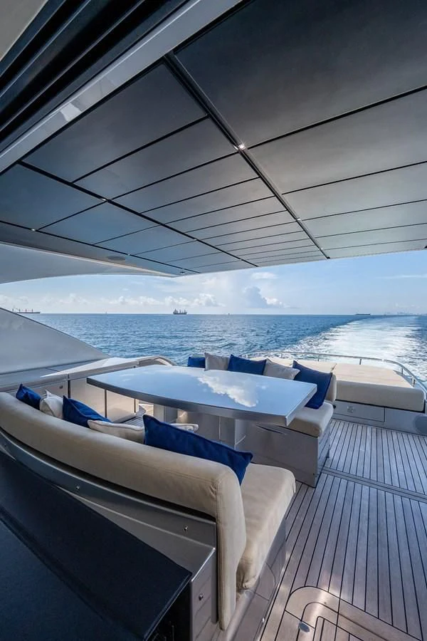 a boat on the water aboard CLAIMS TO FAME Yacht for Sale