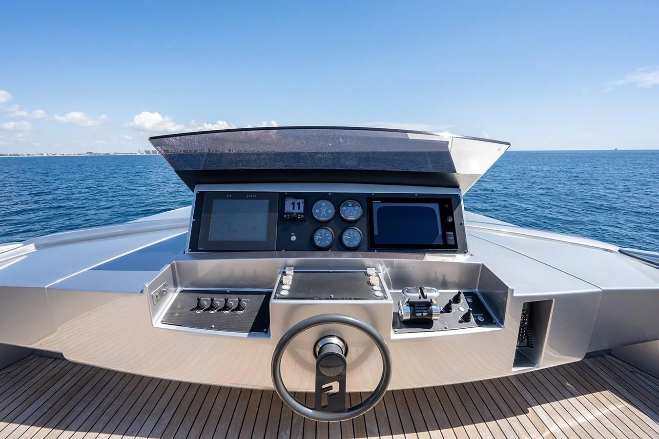 a boat on the water aboard CLAIMS TO FAME Yacht for Sale