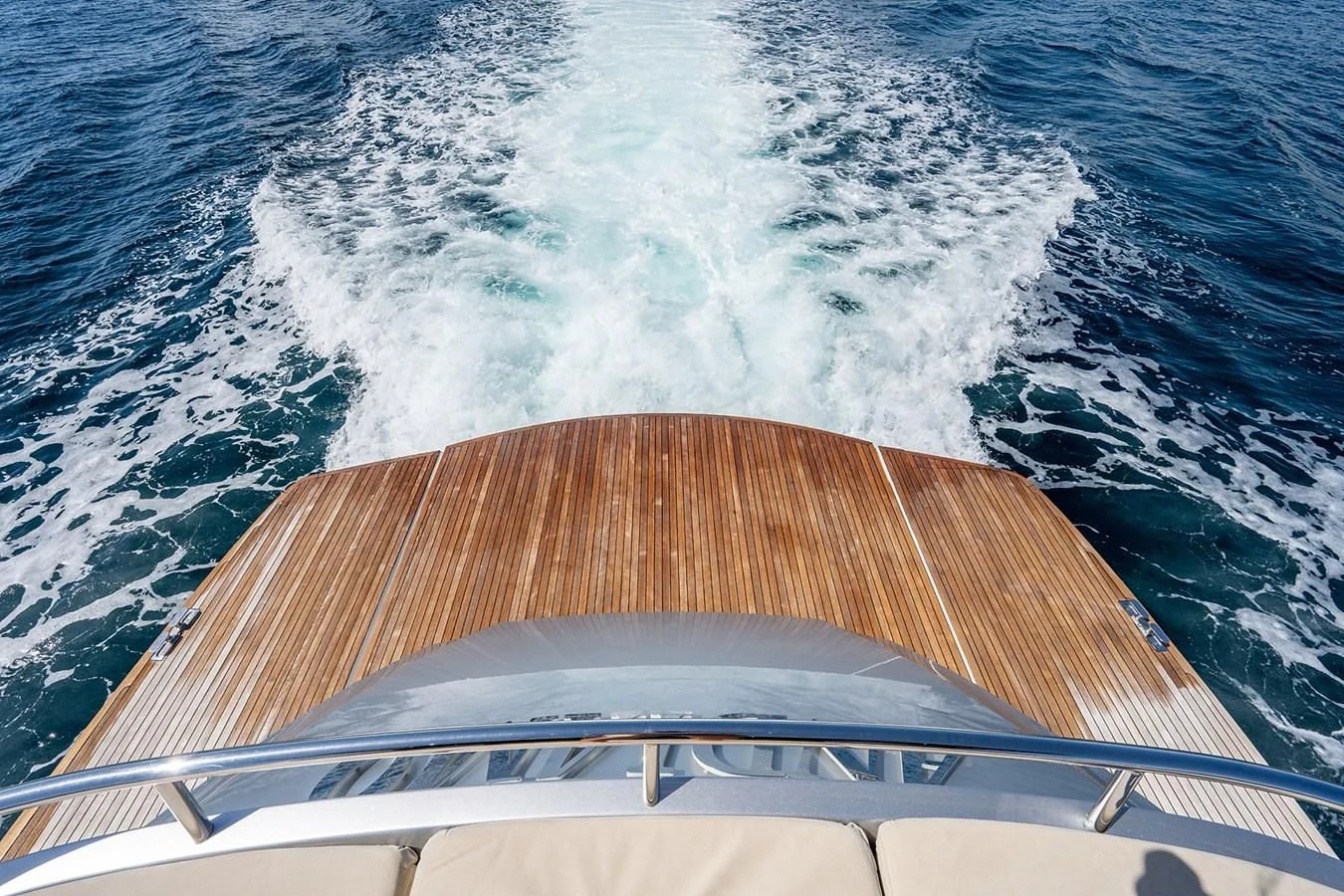 a boat on the water aboard CLAIMS TO FAME Yacht for Sale