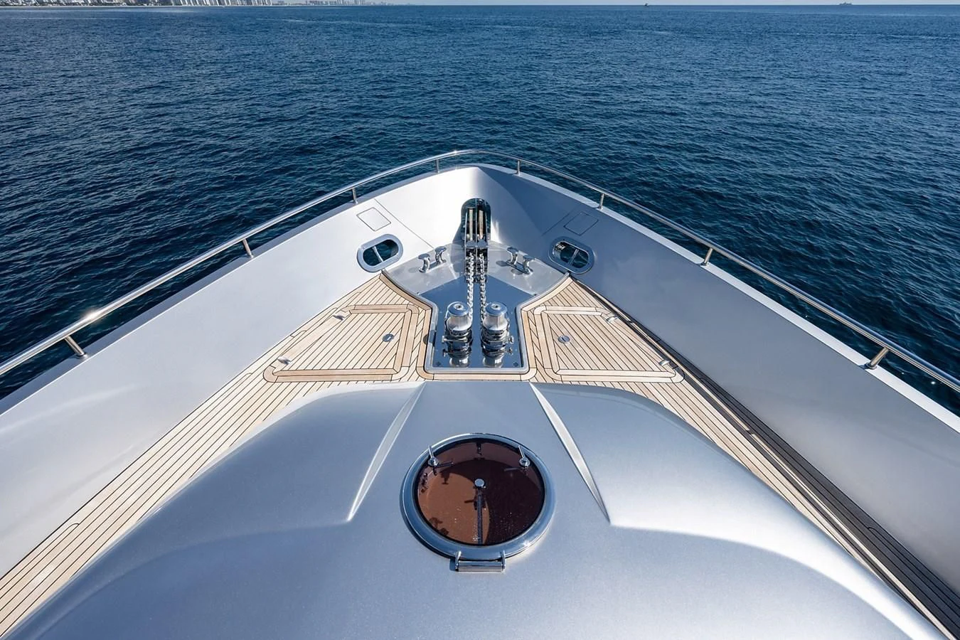 a ship in the water aboard CLAIMS TO FAME Yacht for Sale