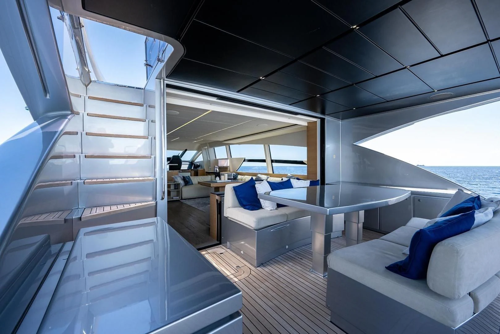 inside of a boat aboard CLAIMS TO FAME Yacht for Sale