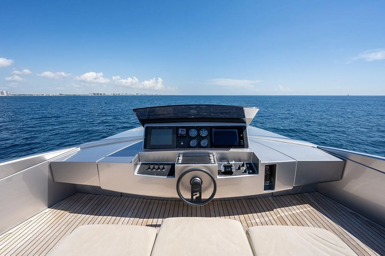 a boat on the water aboard CLAIMS TO FAME Yacht for Sale
