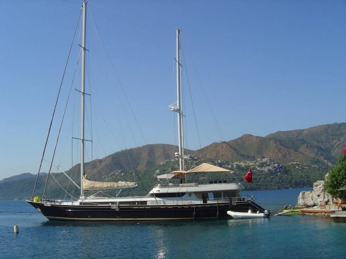 a boat on the water aboard SUHEYLA SULTAN Yacht for Sale