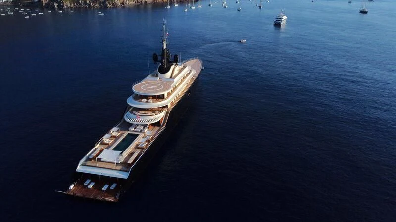 a boat on the water aboard LIVA Yacht for Sale
