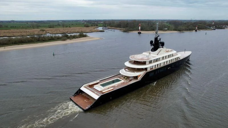 a boat in the water aboard LIVA Yacht for Sale