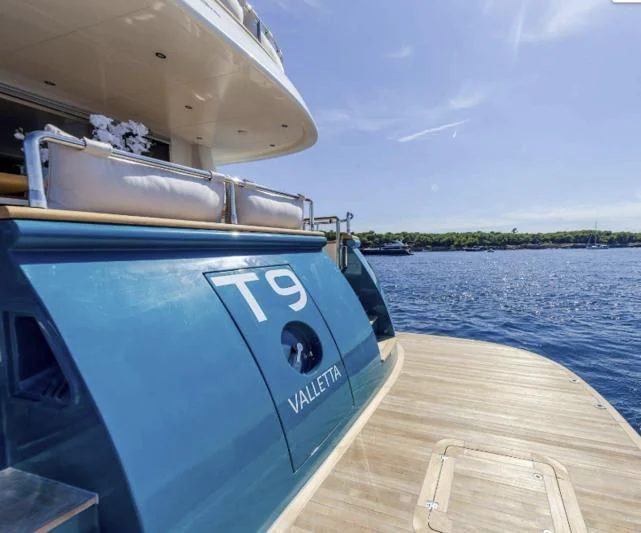 a boat on the water aboard T9 Yacht for Sale
