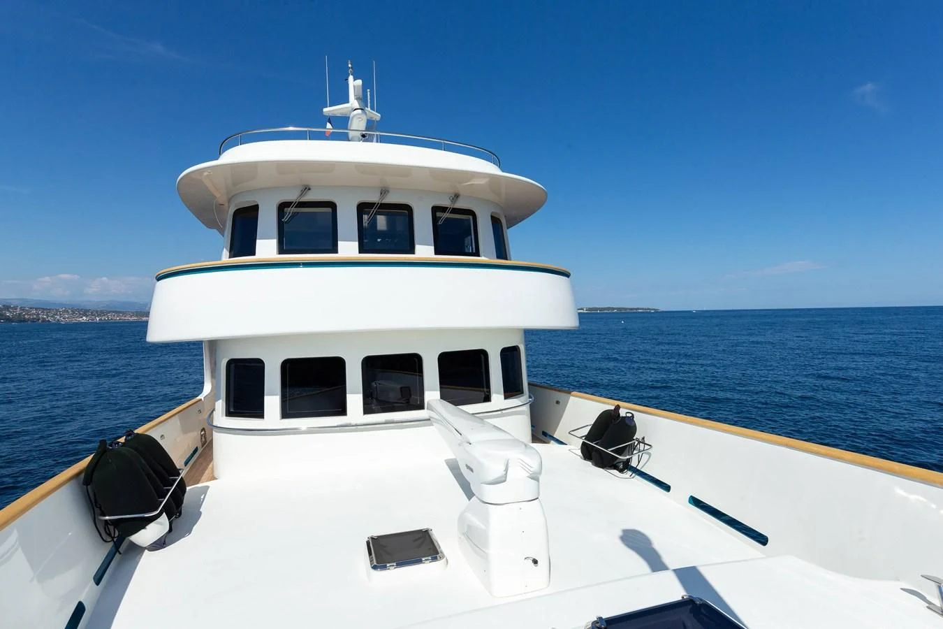 a boat on the water aboard T9 Yacht for Sale
