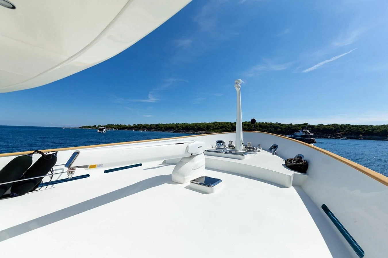 a boat on the water aboard T9 Yacht for Sale