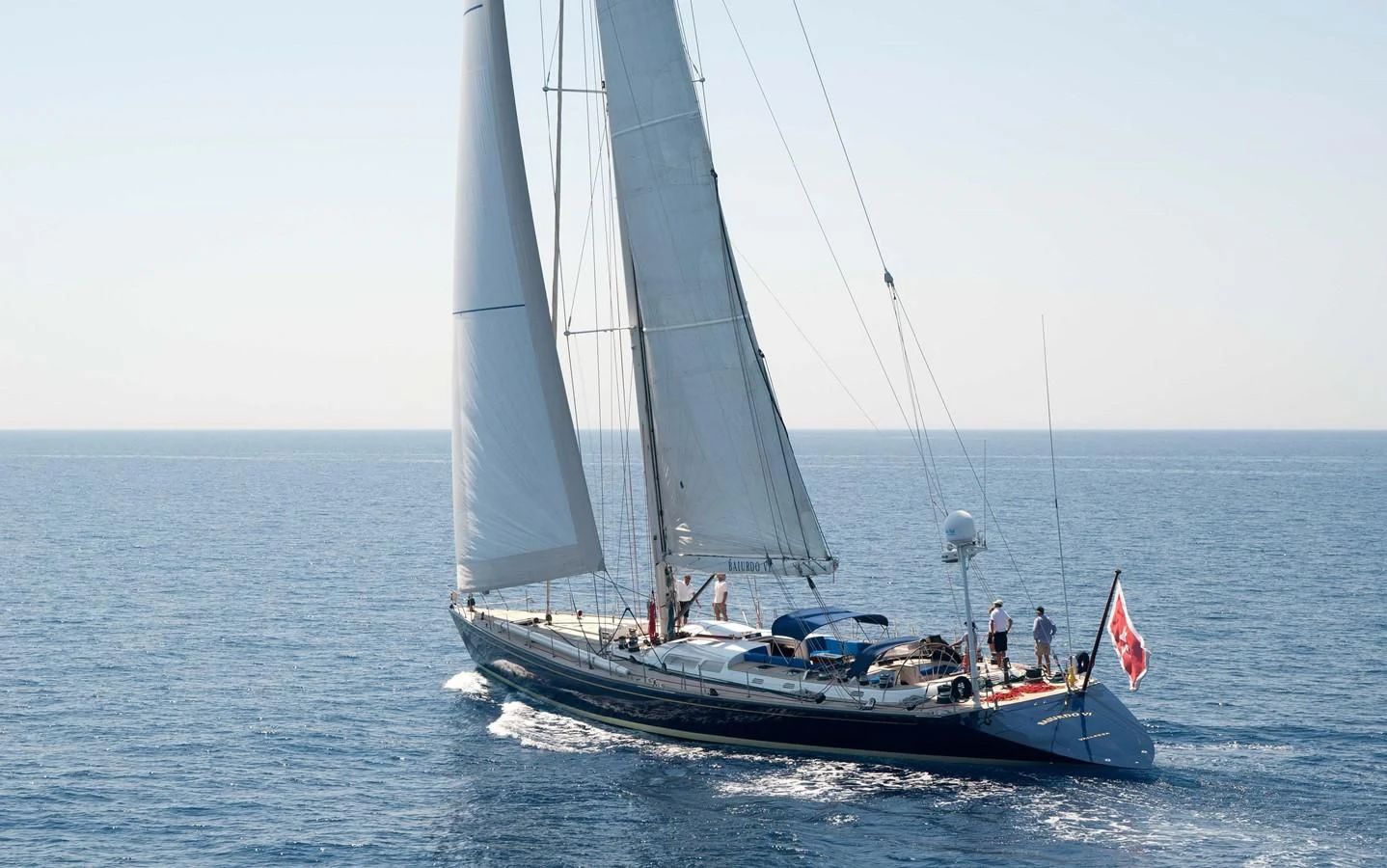 a sailboat on the water aboard BAIURDO VI Yacht for Sale