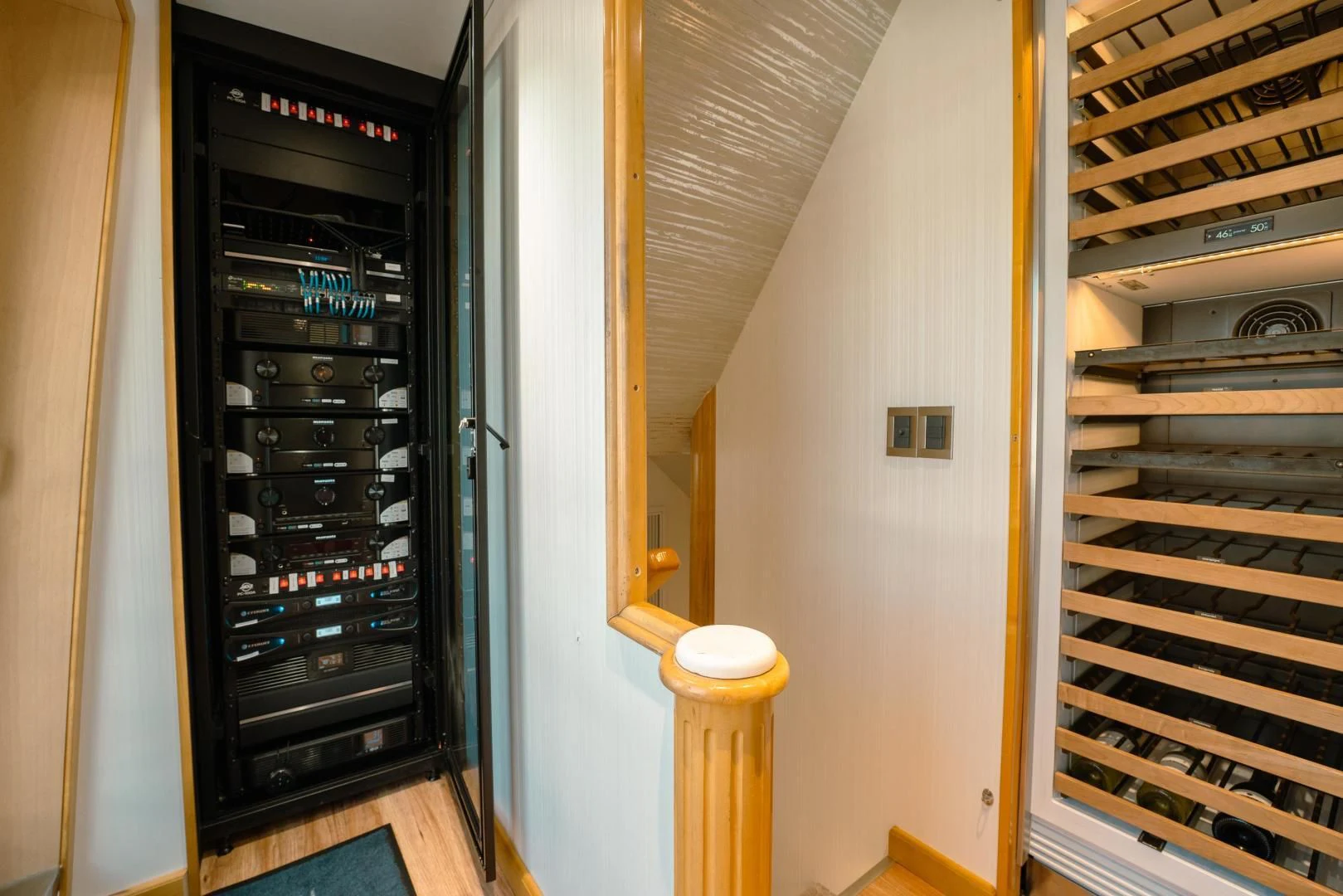a black vending machine aboard ALEXANDRA JANE Yacht for Sale
