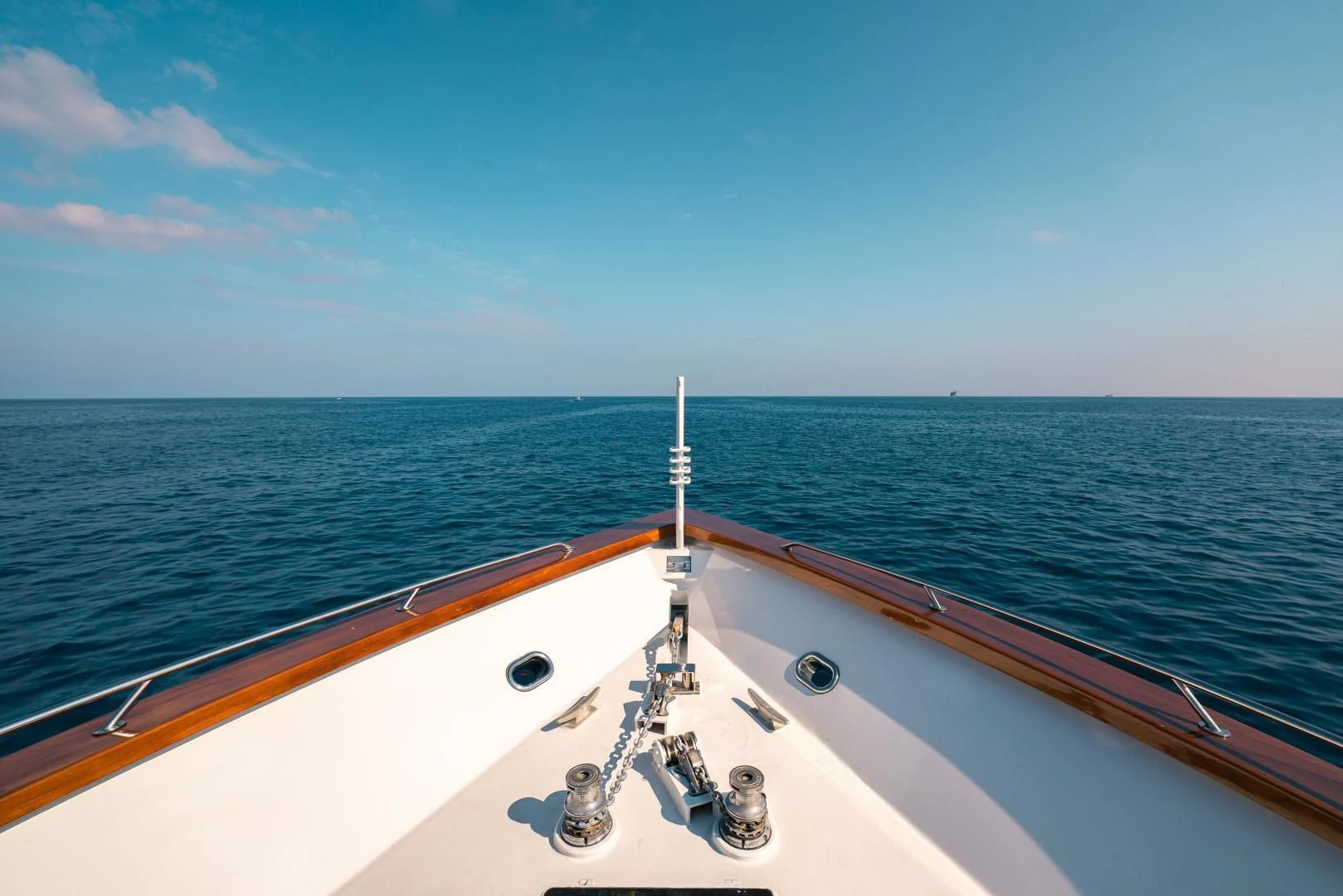 a boat on the water aboard ALEXANDRA JANE Yacht for Sale