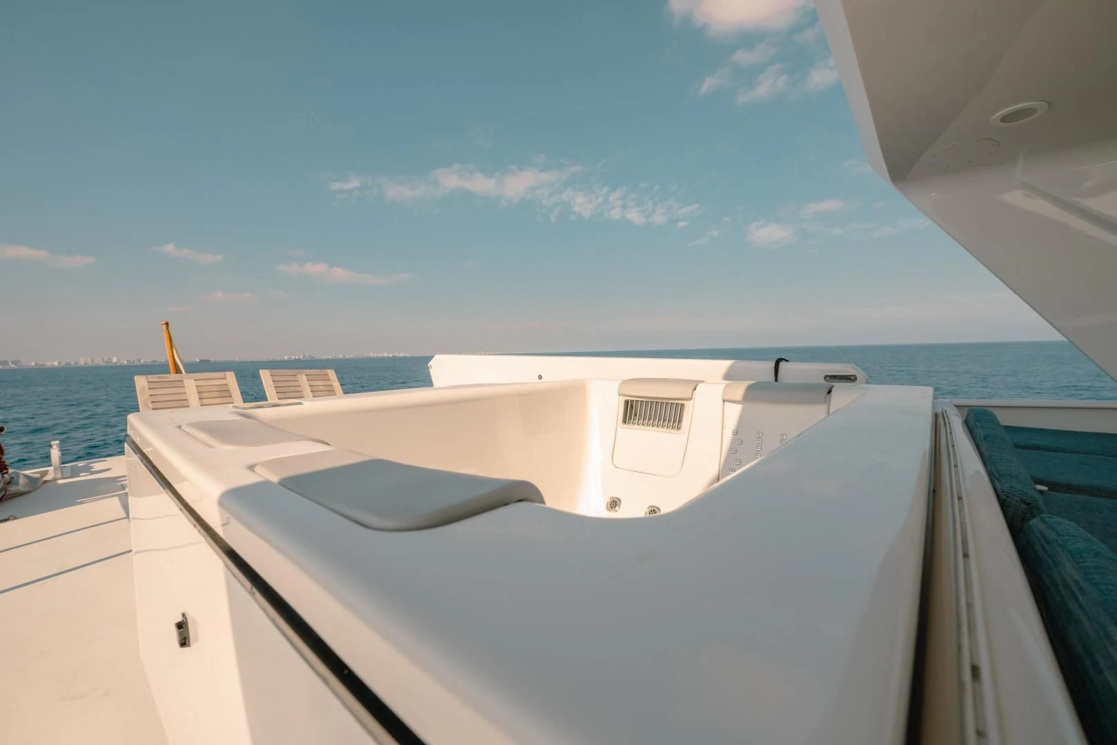 a boat on the water aboard ALEXANDRA JANE Yacht for Sale