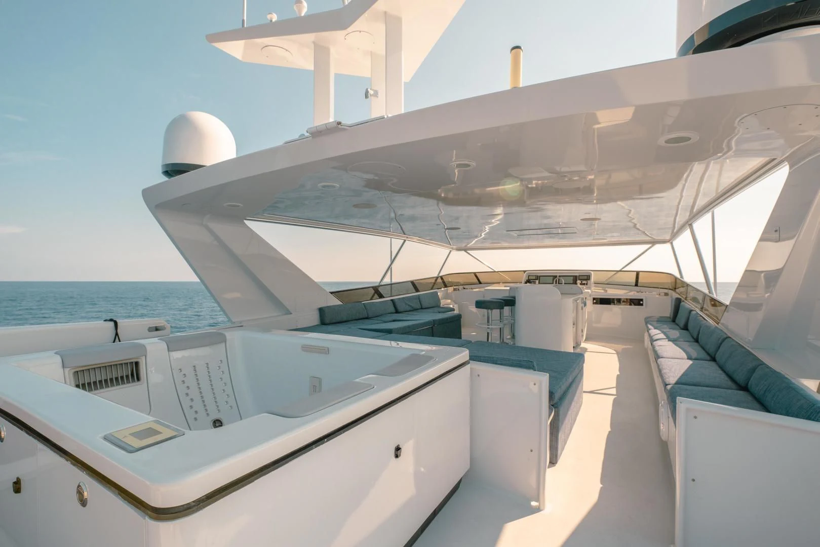 a boat on the water aboard ALEXANDRA JANE Yacht for Sale