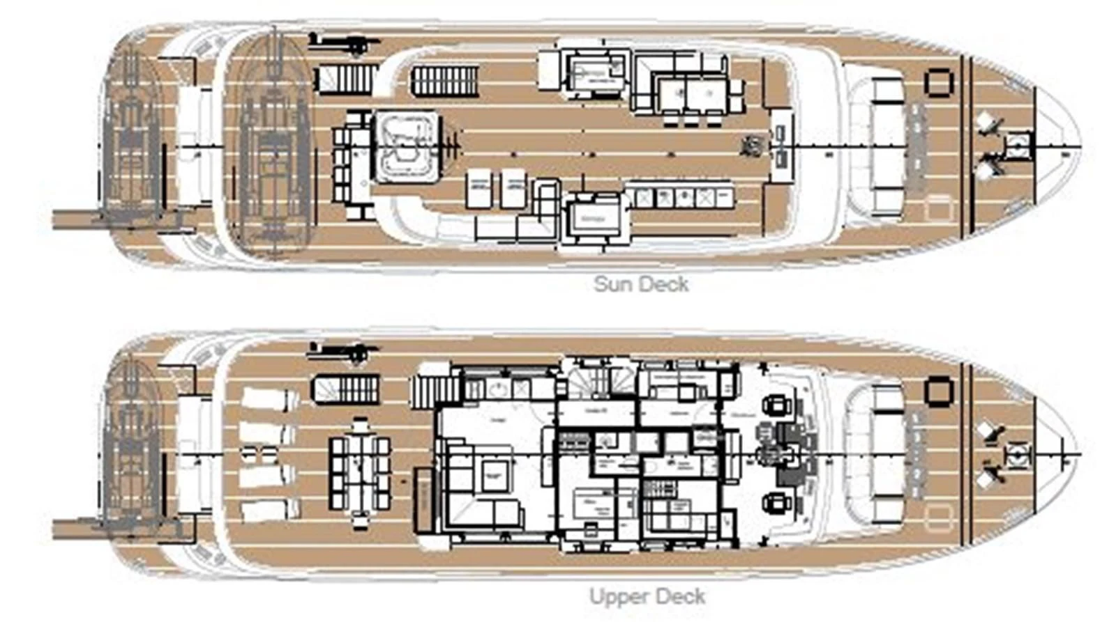 diagram aboard OCEAN KING AMERICANA Yacht for Sale