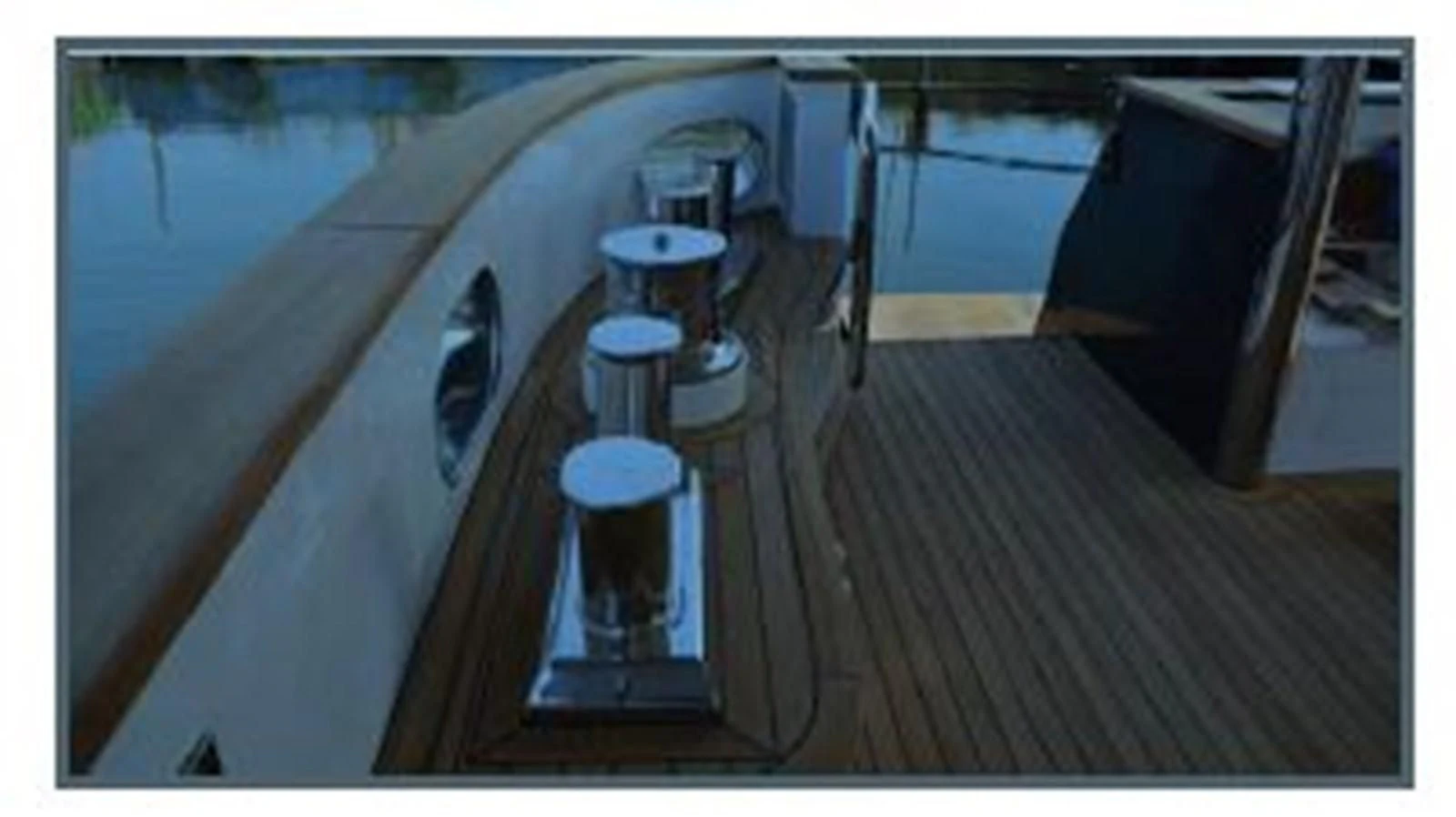 a boat on the water aboard OCEAN KING AMERICANA Yacht for Sale