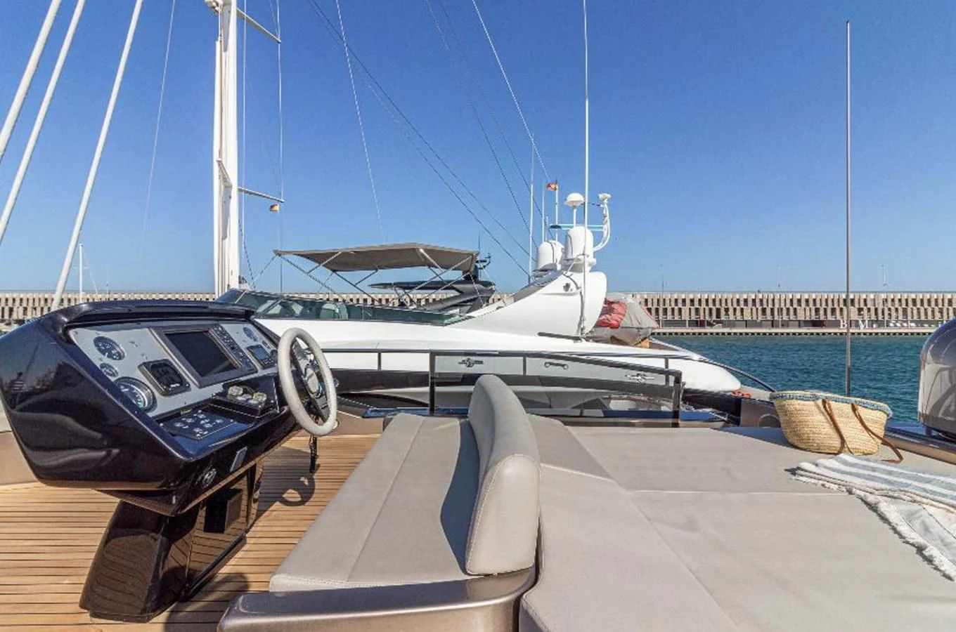 a boat on the water aboard DONNA SANTA Yacht for Sale