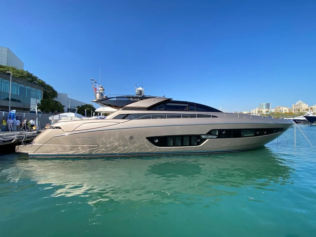 a boat in a body of water aboard DONNA SANTA Yacht for Sale