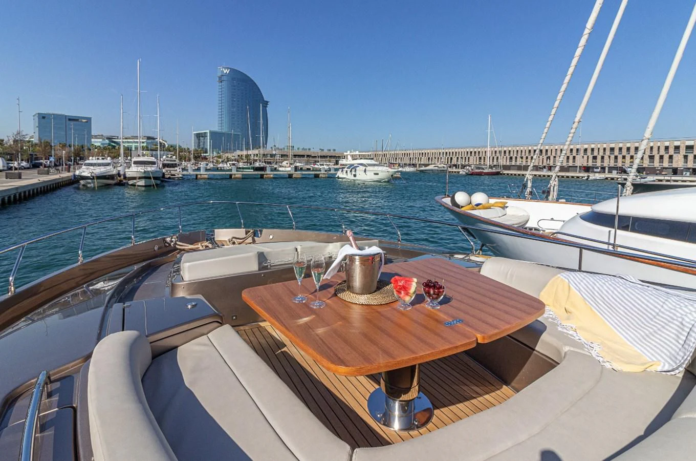 a boat on the water aboard DONNA SANTA Yacht for Sale
