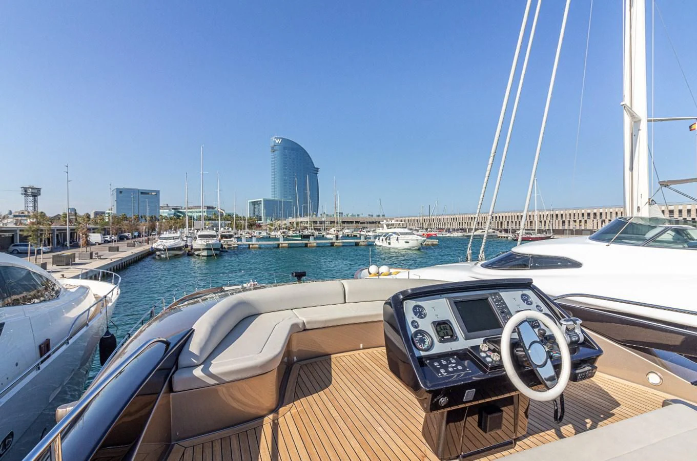 a boat on the water aboard DONNA SANTA Yacht for Sale