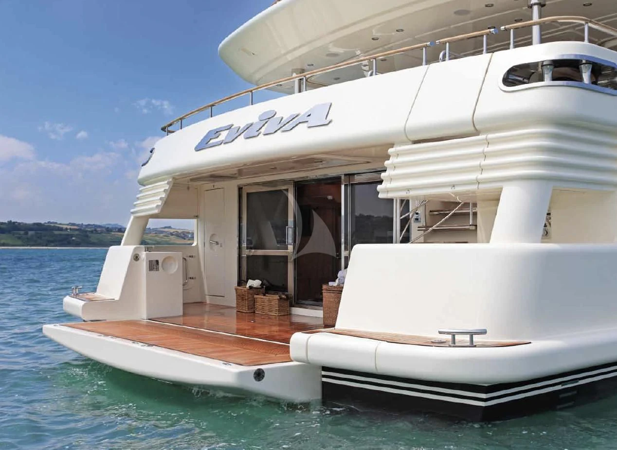 a boat on the water aboard O'LION Yacht for Sale
