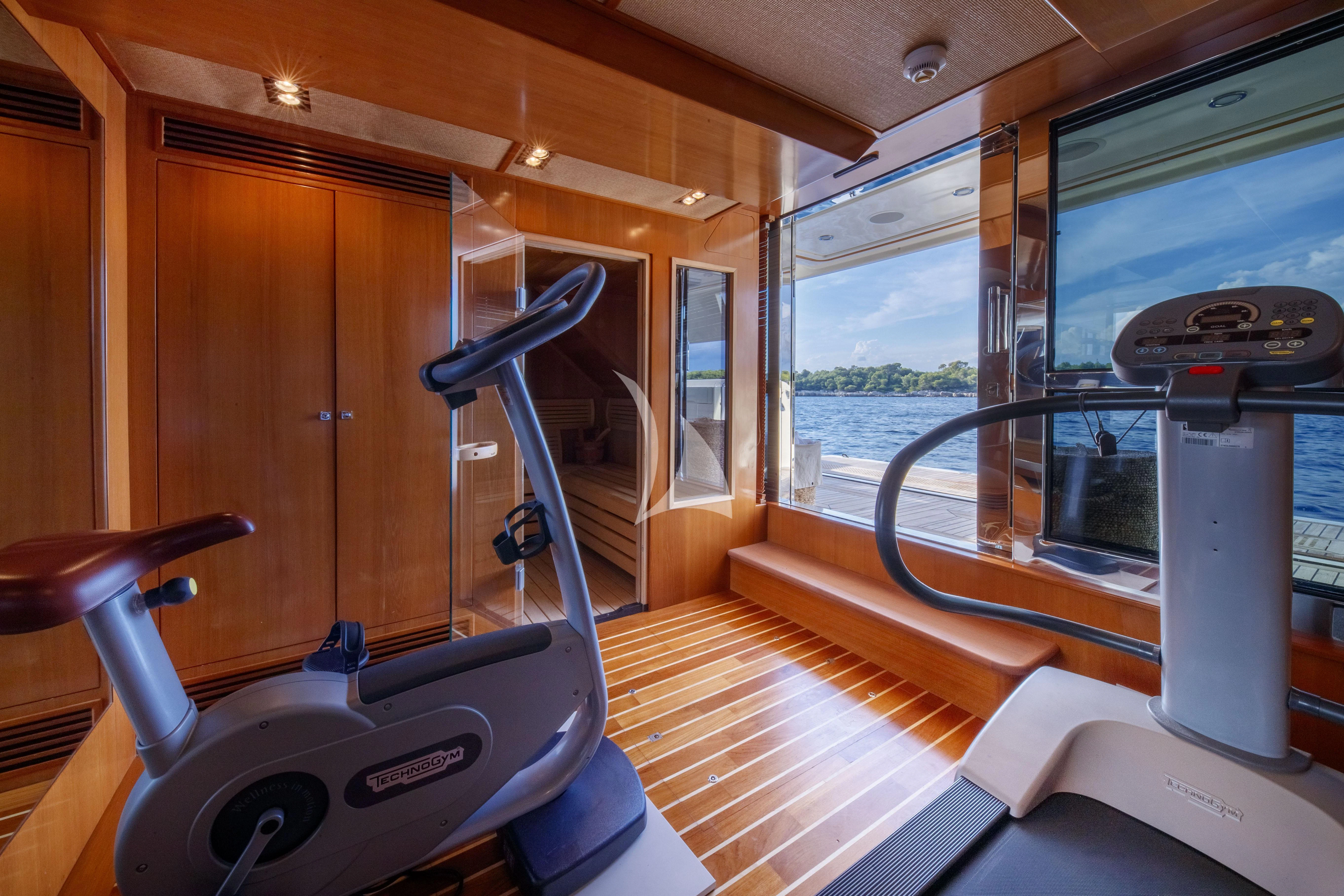 inside of a boat aboard O'LION Yacht for Sale
