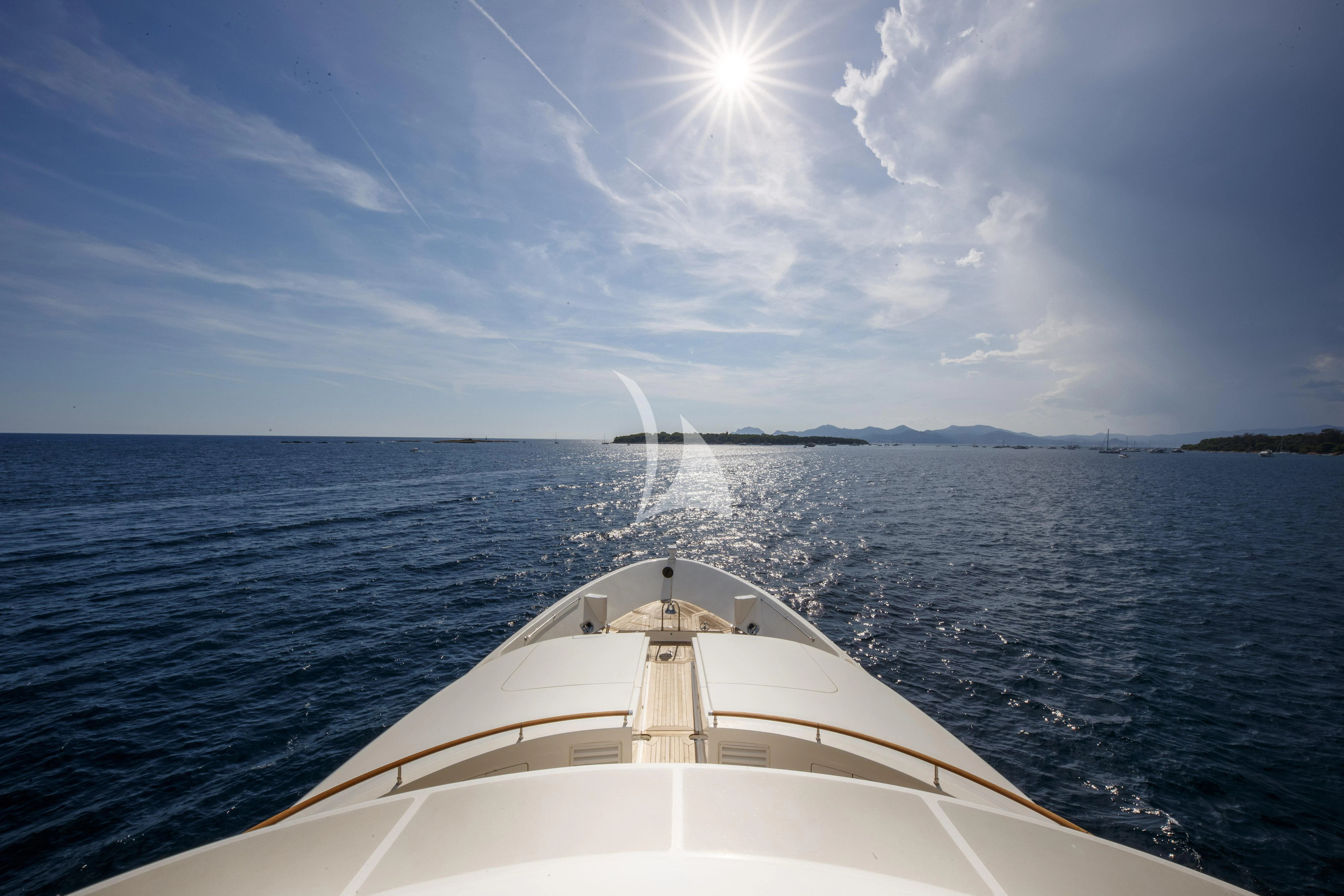 a boat on the water aboard O'LION Yacht for Sale